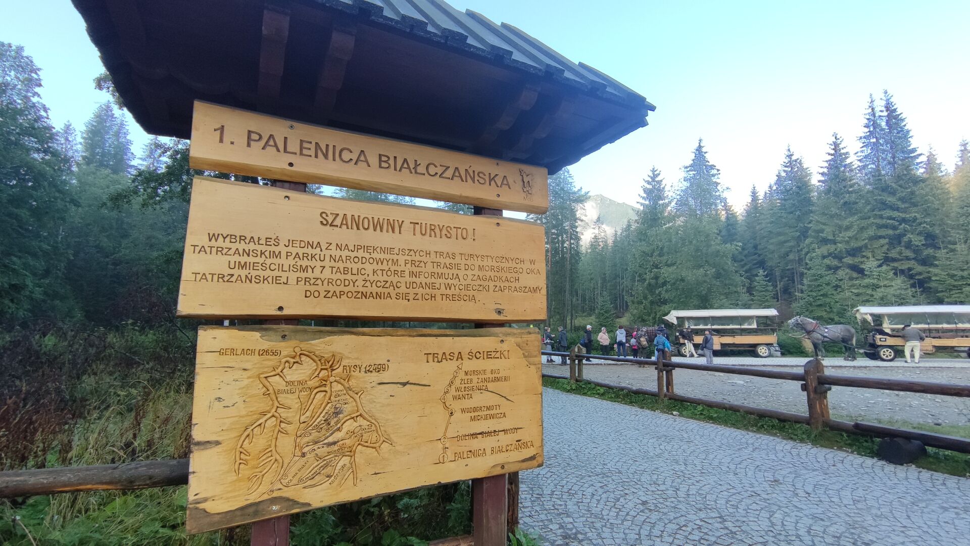 palenica białczańska szlak