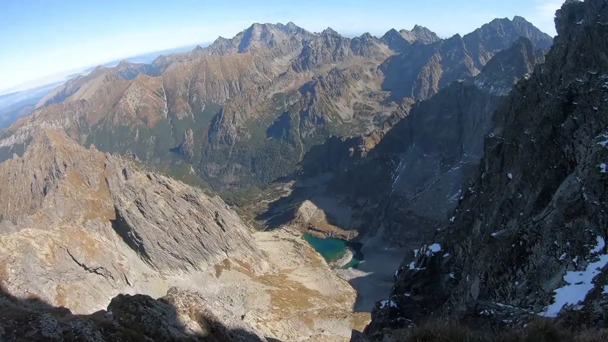 Widok z Przełączki nad Rysami