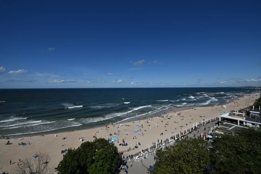 plaża kołobrzeg